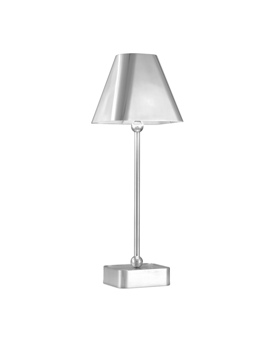 Gadabout Nickel Cordless Table Lamp