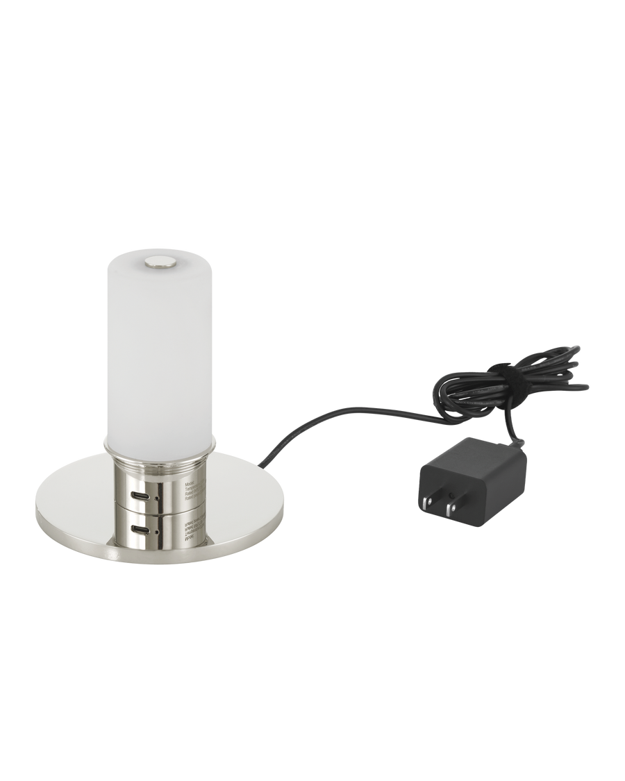 Gadabout Nickel Cordless Table Lamp