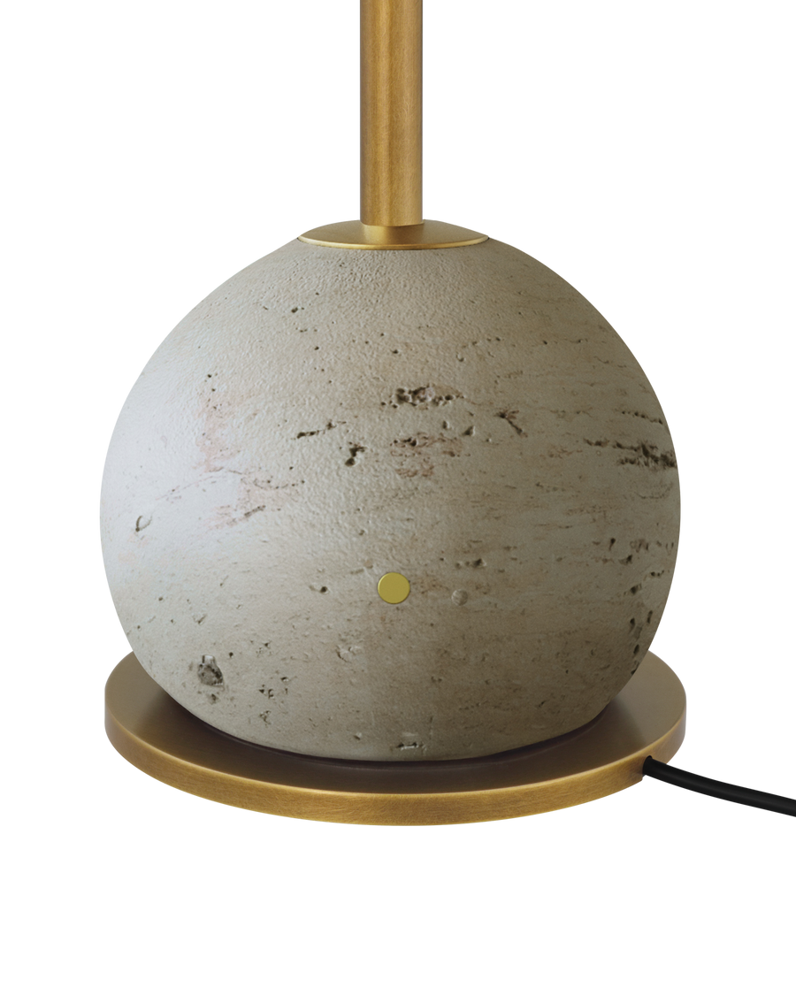 Journey Natural & Brass Cordless Table Lamp