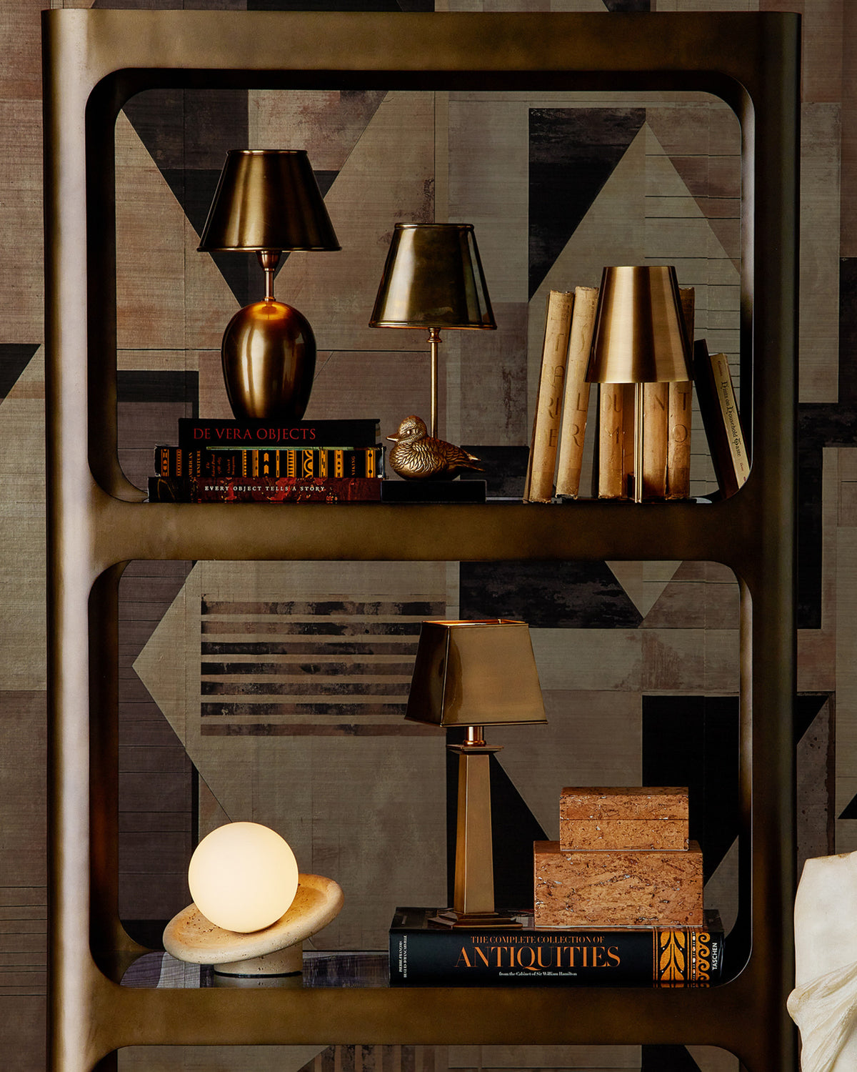 Wander Brass Cordless Table Lamp