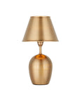Volley Antique Brass Cordless Table Lamp