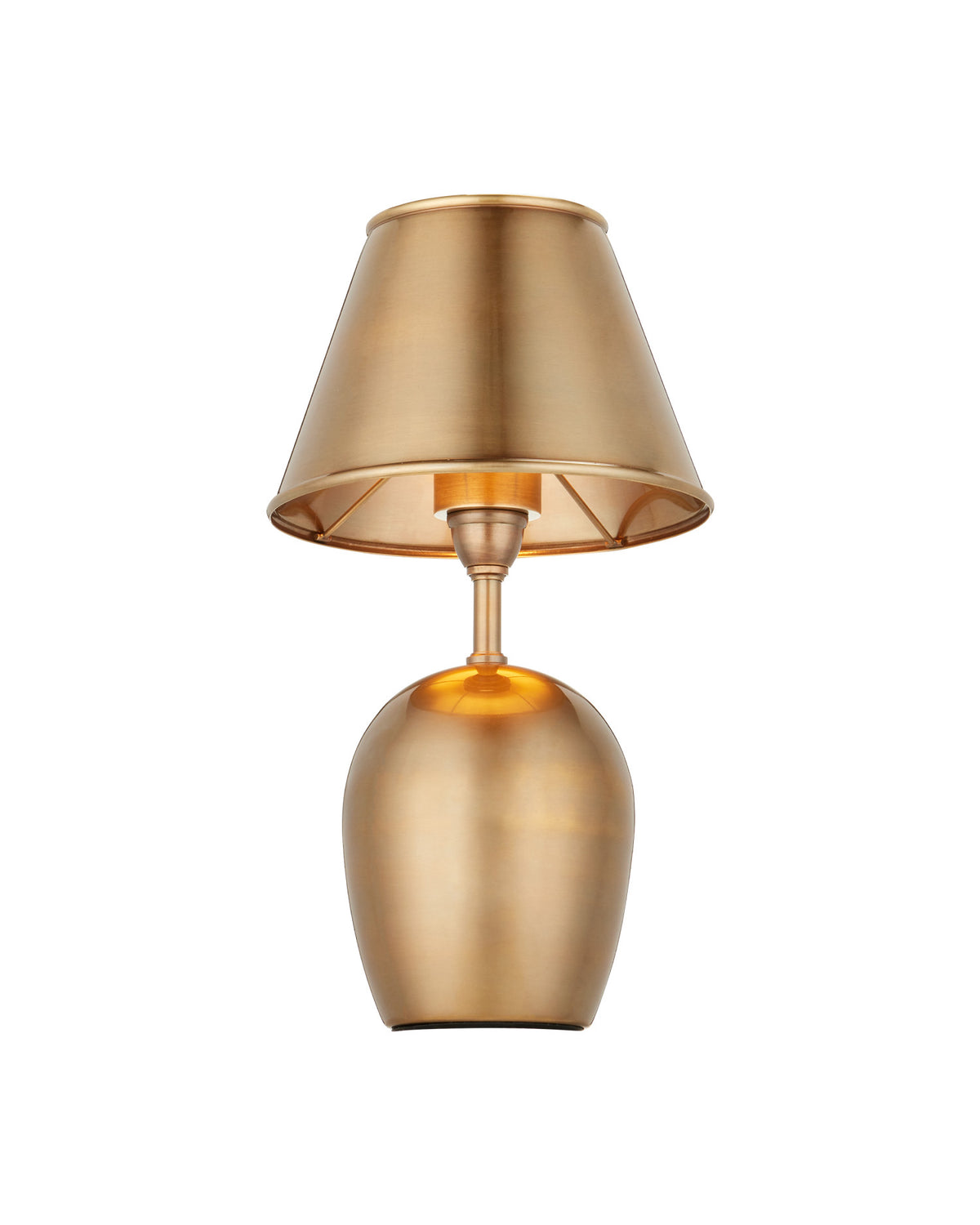 Volley Antique Brass Cordless Table Lamp
