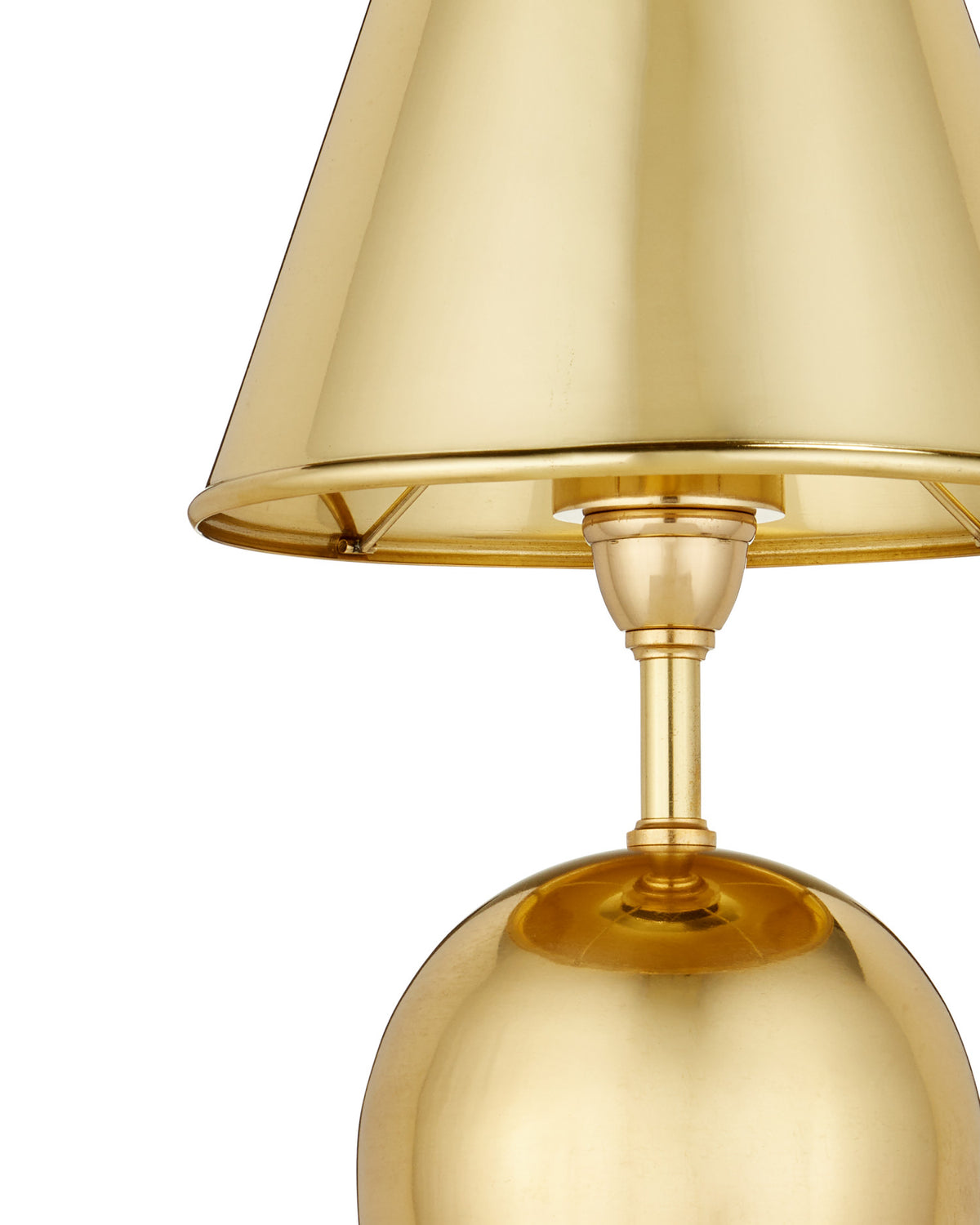 Volley Brass Cordless Table Lamp