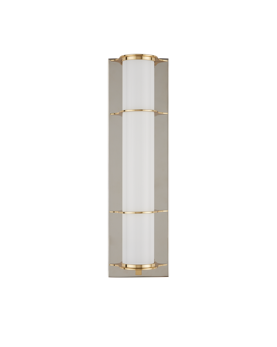 Blaine Nickel Bath Wall Sconce