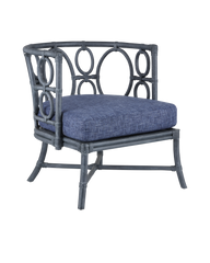 Tegal Navy Chair, Finn Indigo