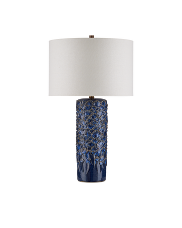 Fairmont Dark Blue Table Lamp