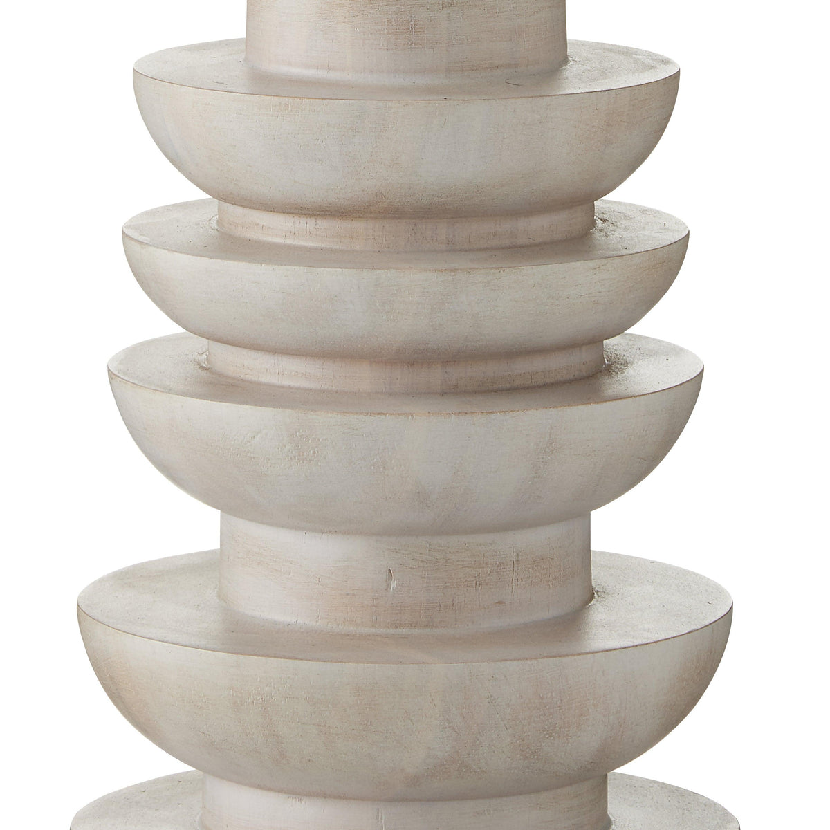 Malayan White Floor Lamp - Maison Vogue