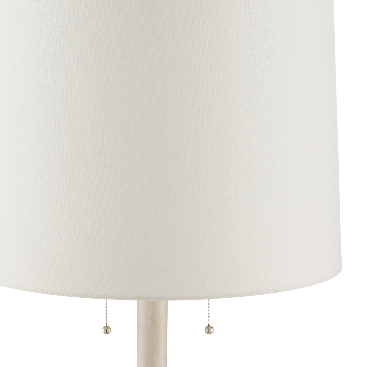 Malayan White Floor Lamp - Maison Vogue