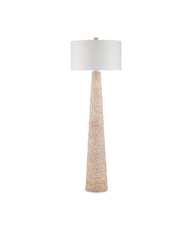 Birdsong Whitewash Floor Lamp