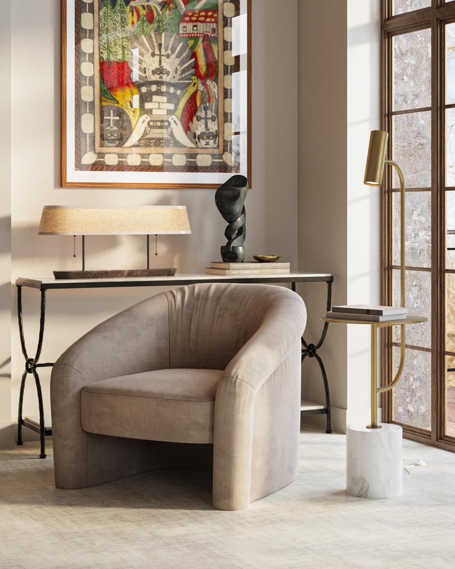 Eastlin Floor Lamp with Table