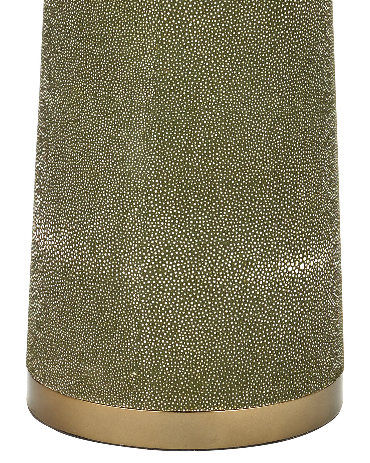 Galuchat Green Hourglass Floor Lamp