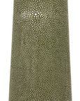Galuchat Green Hourglass Floor Lamp