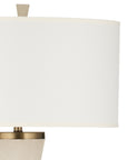 Galuchat Ivory Hourglass Floor Lamp