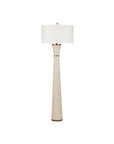 Galuchat Ivory Hourglass Floor Lamp