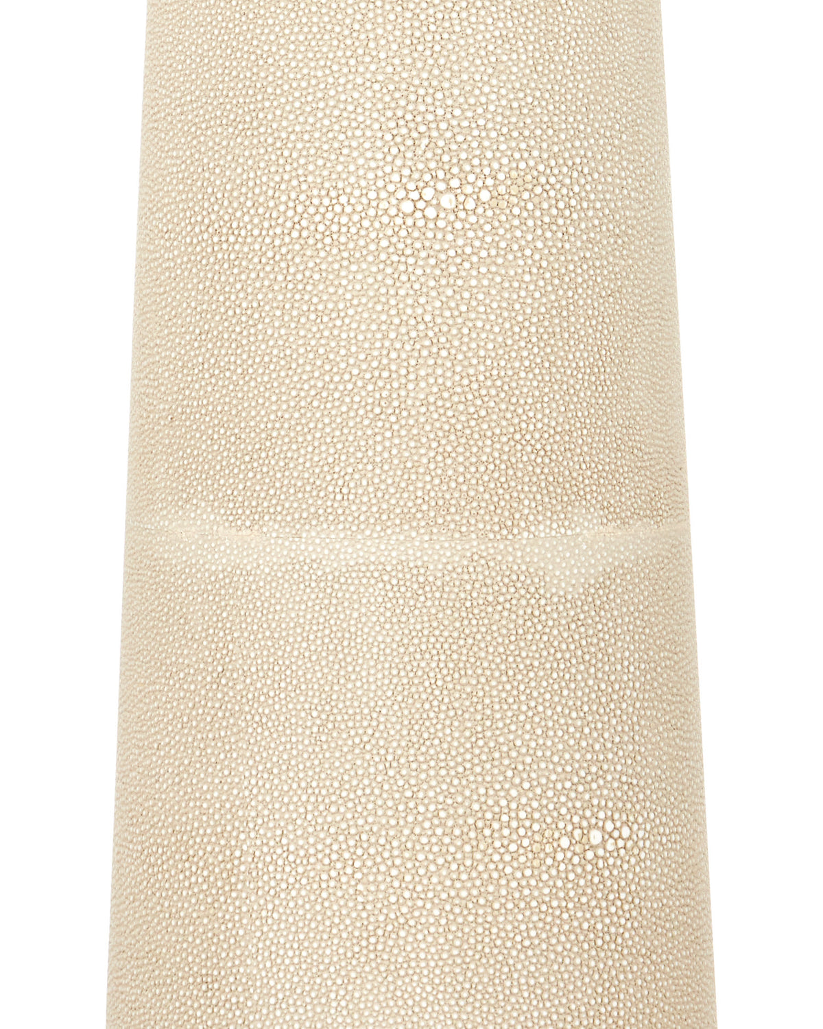 Galuchat Ivory Hourglass Floor Lamp