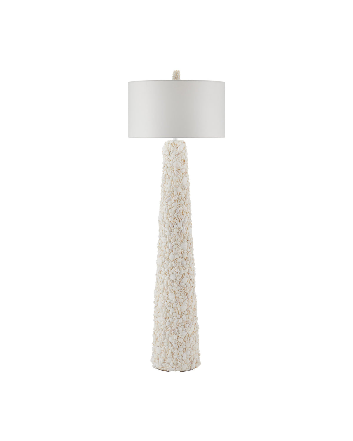 Turbinella White Floor Lamp