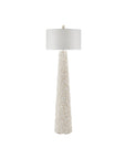Turbinella White Floor Lamp