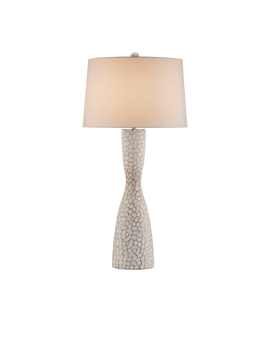 Edwell Whitewash Table Lamp