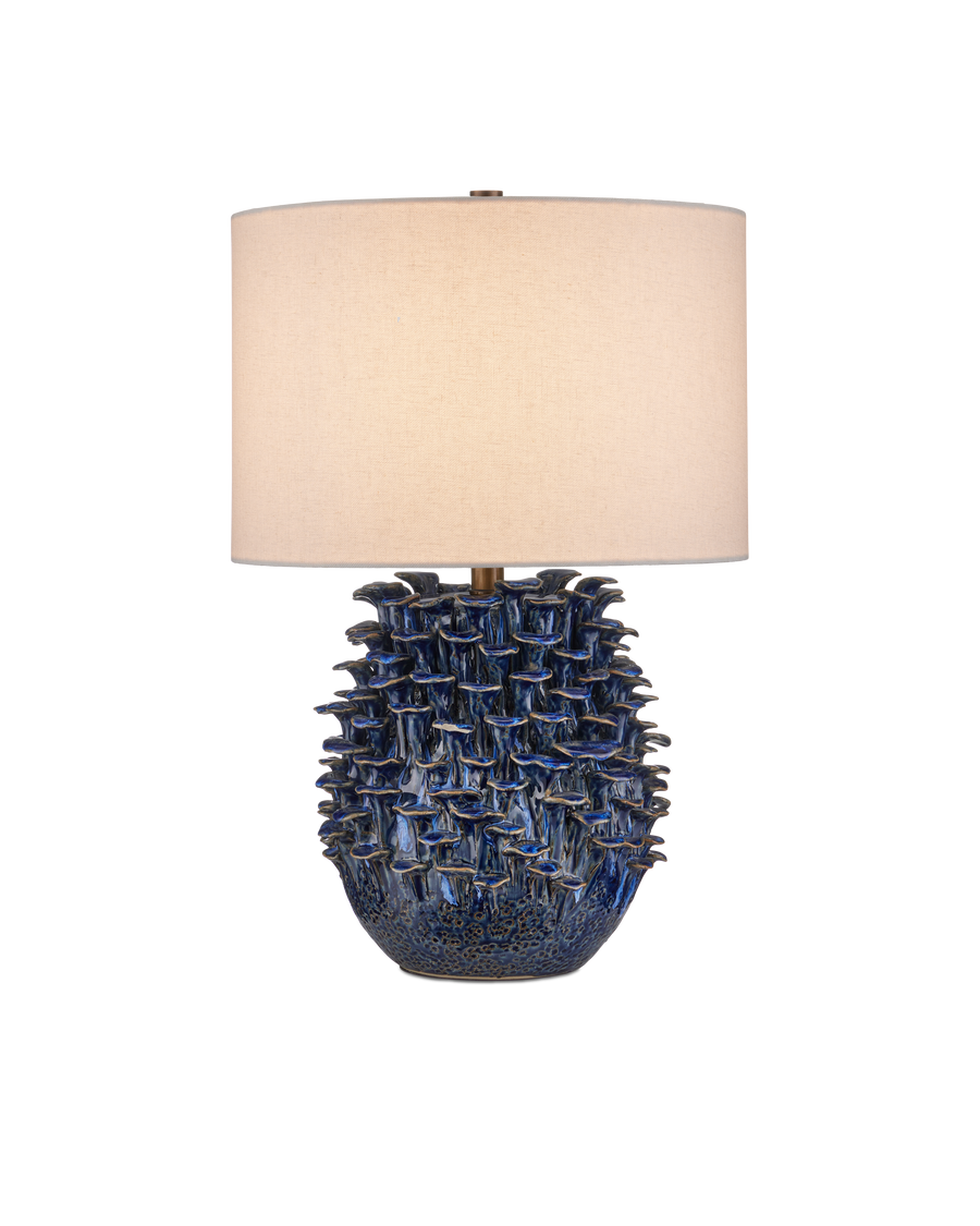 Maitake Dark Blue Table Lamp