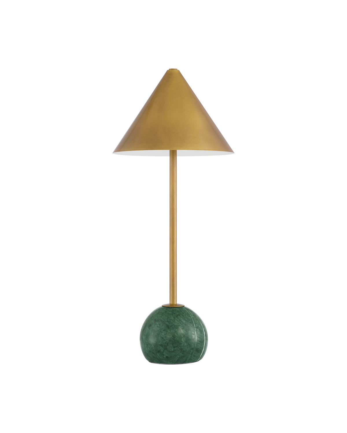 Journey Green &amp; Brass Cordless Table Lamp