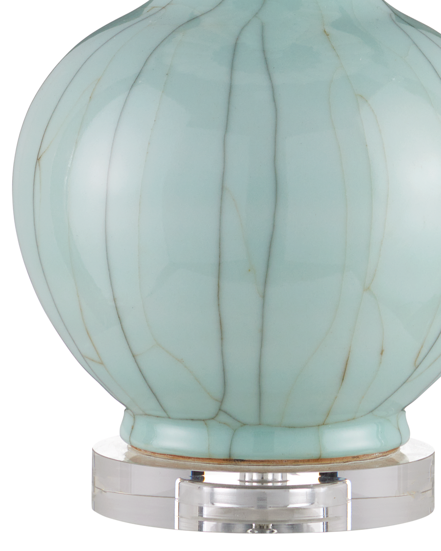 Celadon Crackle Table Lamp