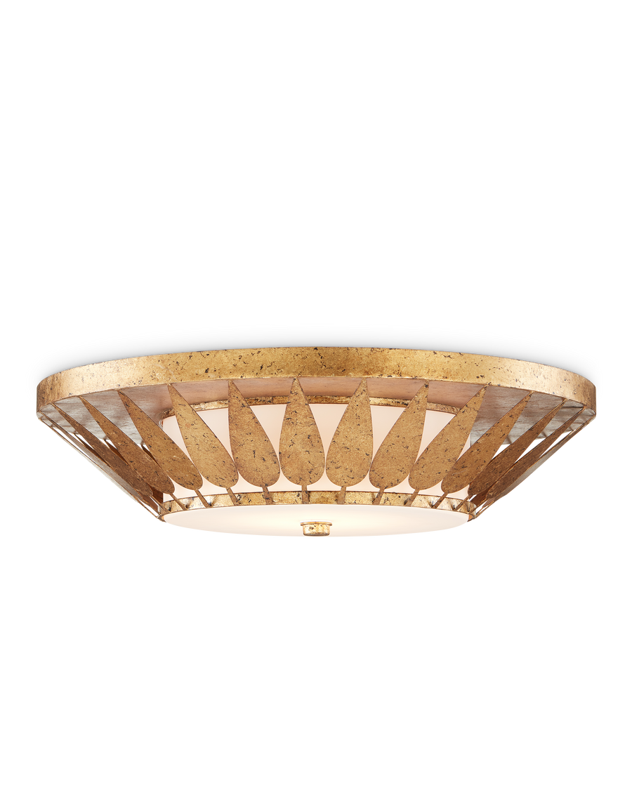 Floris Gold Flush Mount