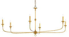 Nottaway Large Gold Chandelier - Maison Vogue