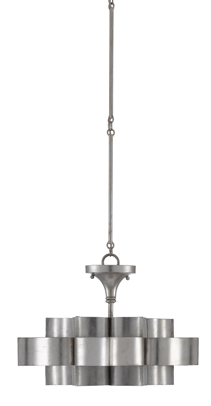 Grand Lotus Small Sliver Chandelier