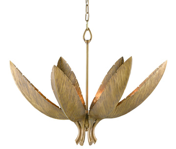 Bird of Paradise Brass Chandelier