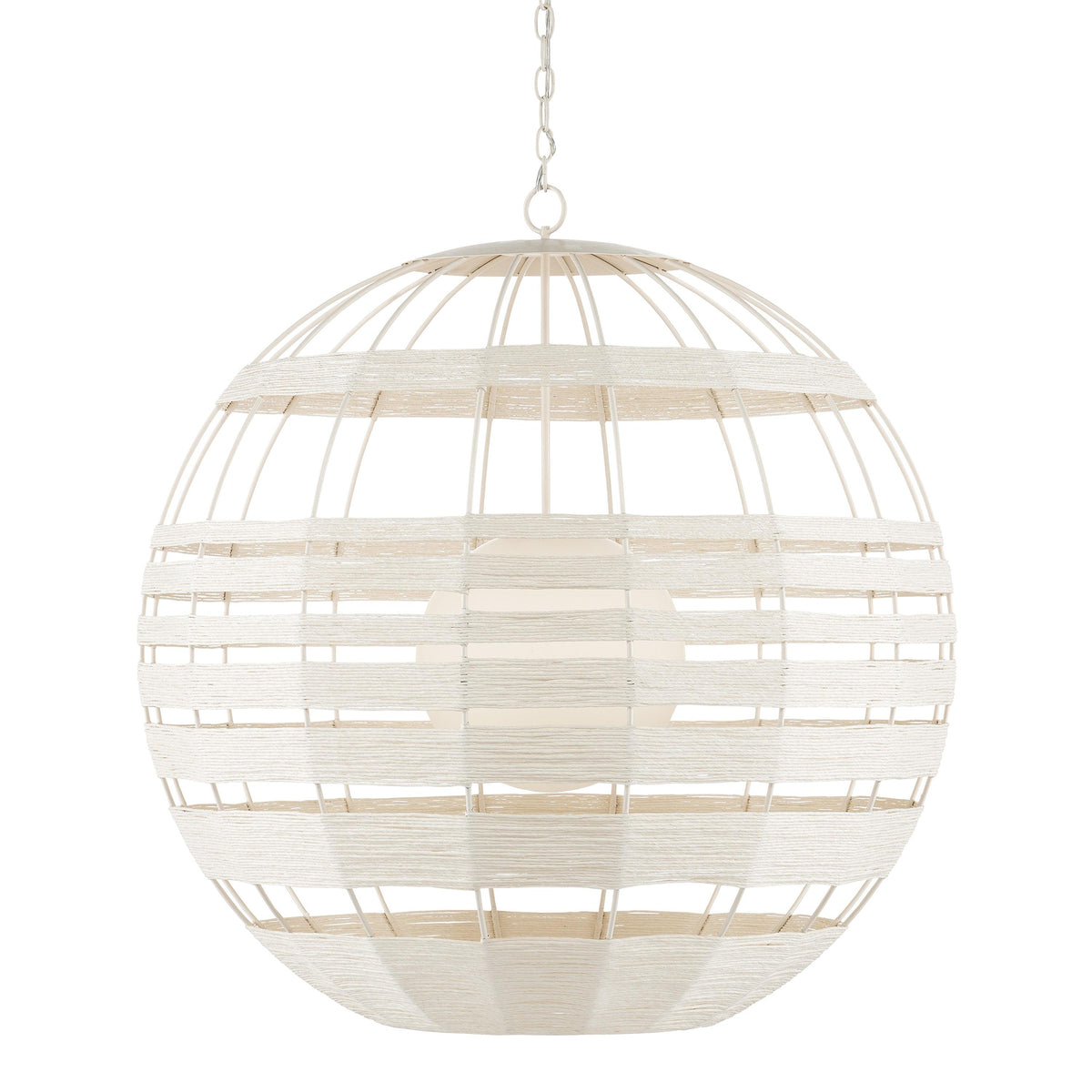 Lapsley White Orb Chandelier - Maison Vogue