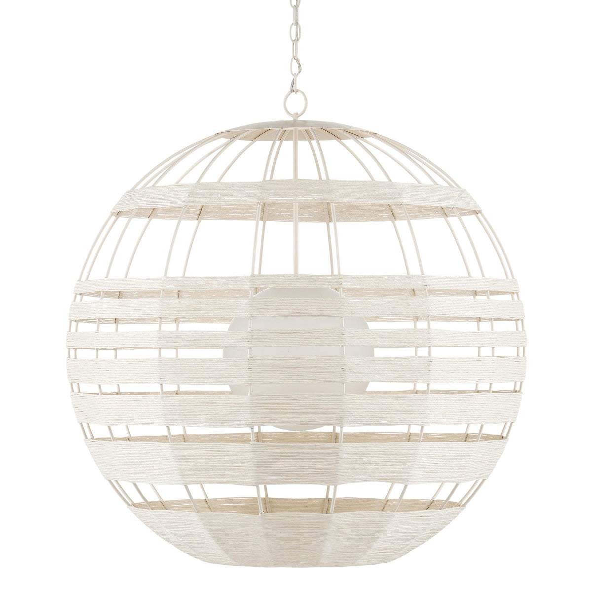 Lapsley White Orb Chandelier - Maison Vogue