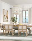 Lapsley White Orb Chandelier - Maison Vogue
