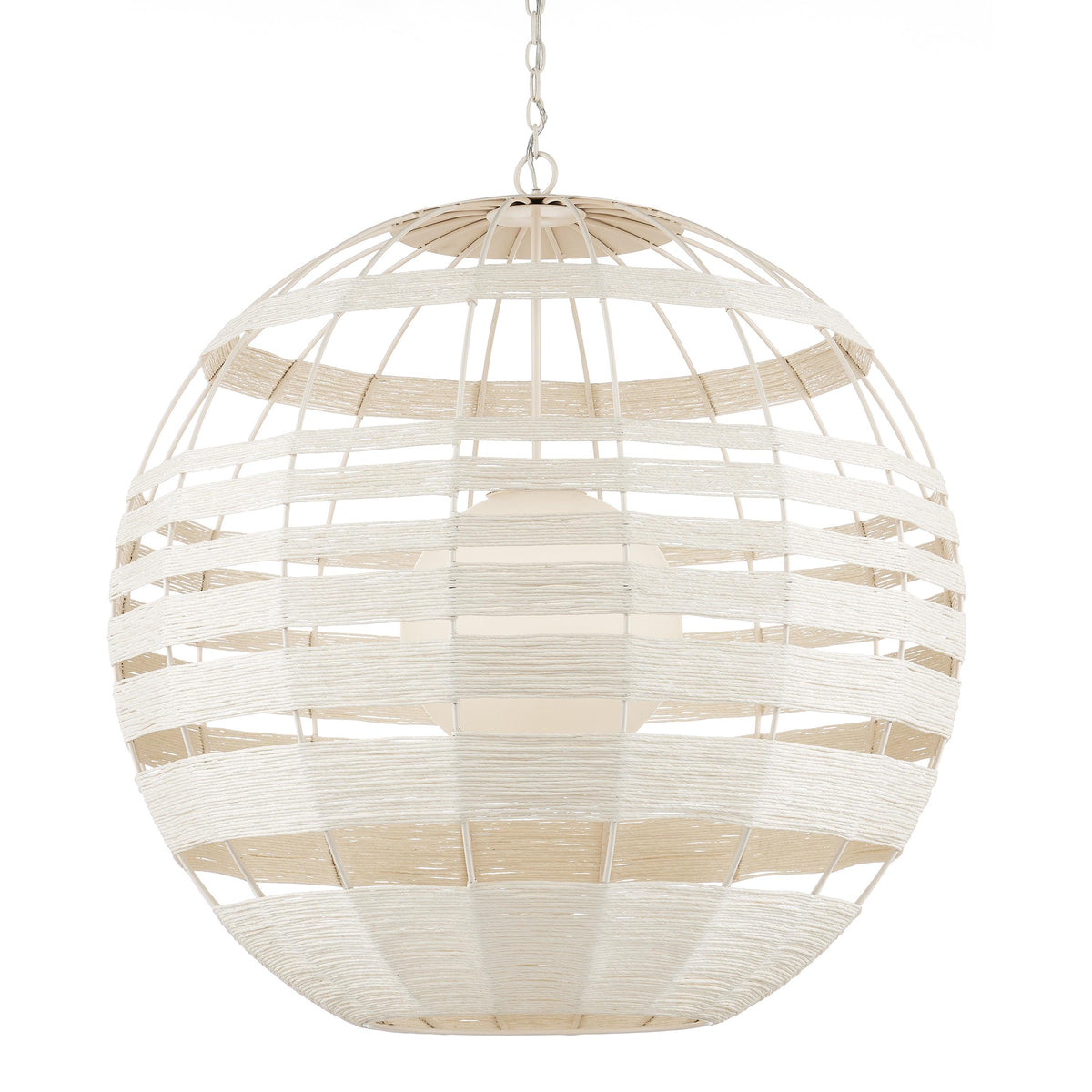 Lapsley White Orb Chandelier - Maison Vogue
