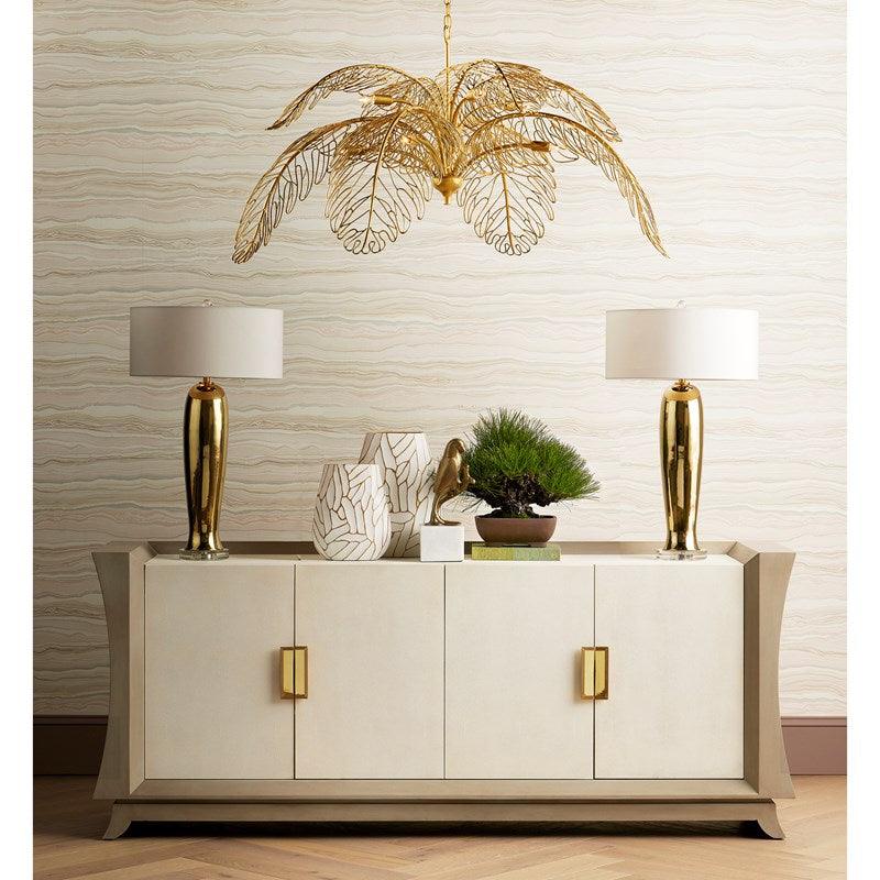 Taormina Brass Chandelier - Maison Vogue