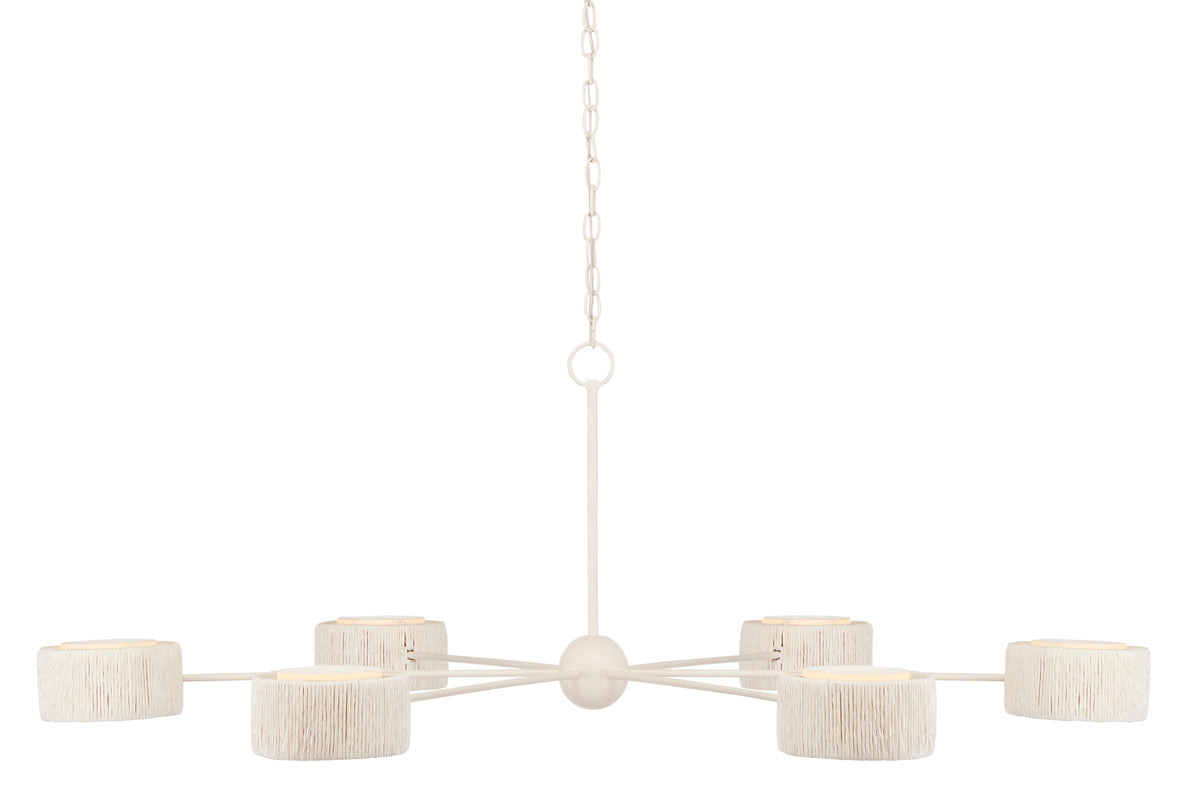 Monreale White Chandelier - Maison Vogue