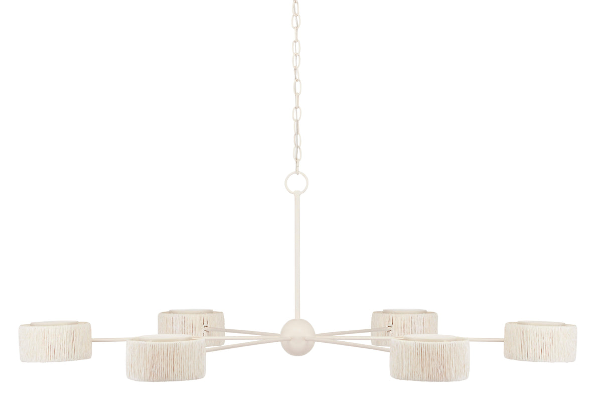 Monreale White Chandelier - Maison Vogue