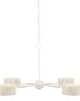 Monreale White Chandelier - Maison Vogue