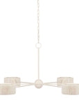 Monreale White Chandelier - Maison Vogue