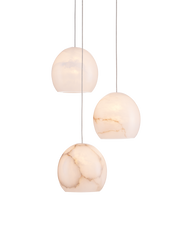 Lazio 3-Light Round Multi-Drop Pendant