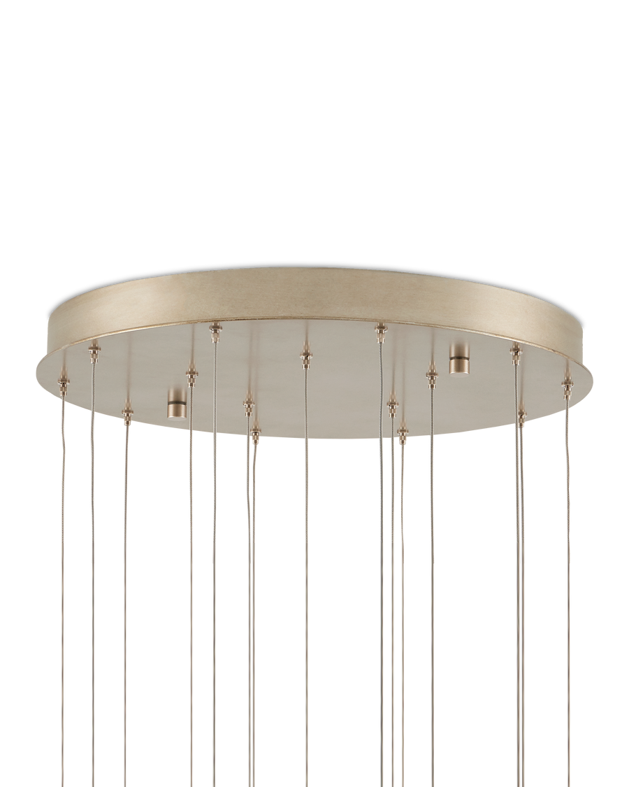 Lazio 15-Light Round Multi-Drop Pendant