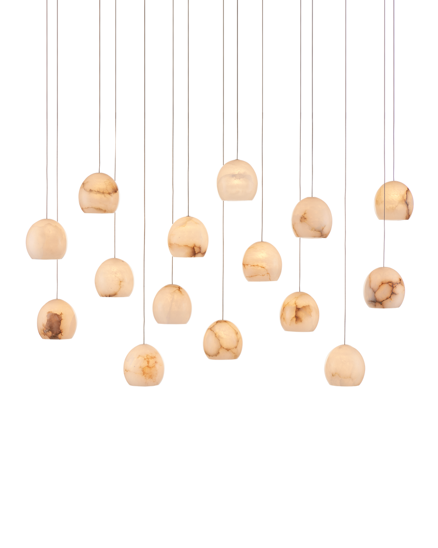 Lazio 15-Light Linear Multi-Drop Pendant