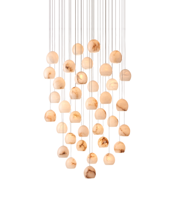 Lazio 36-Light Round Multi-Drop Pendant