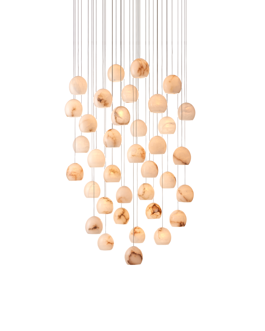 Lazio 36-Light Round Multi-Drop Pendant