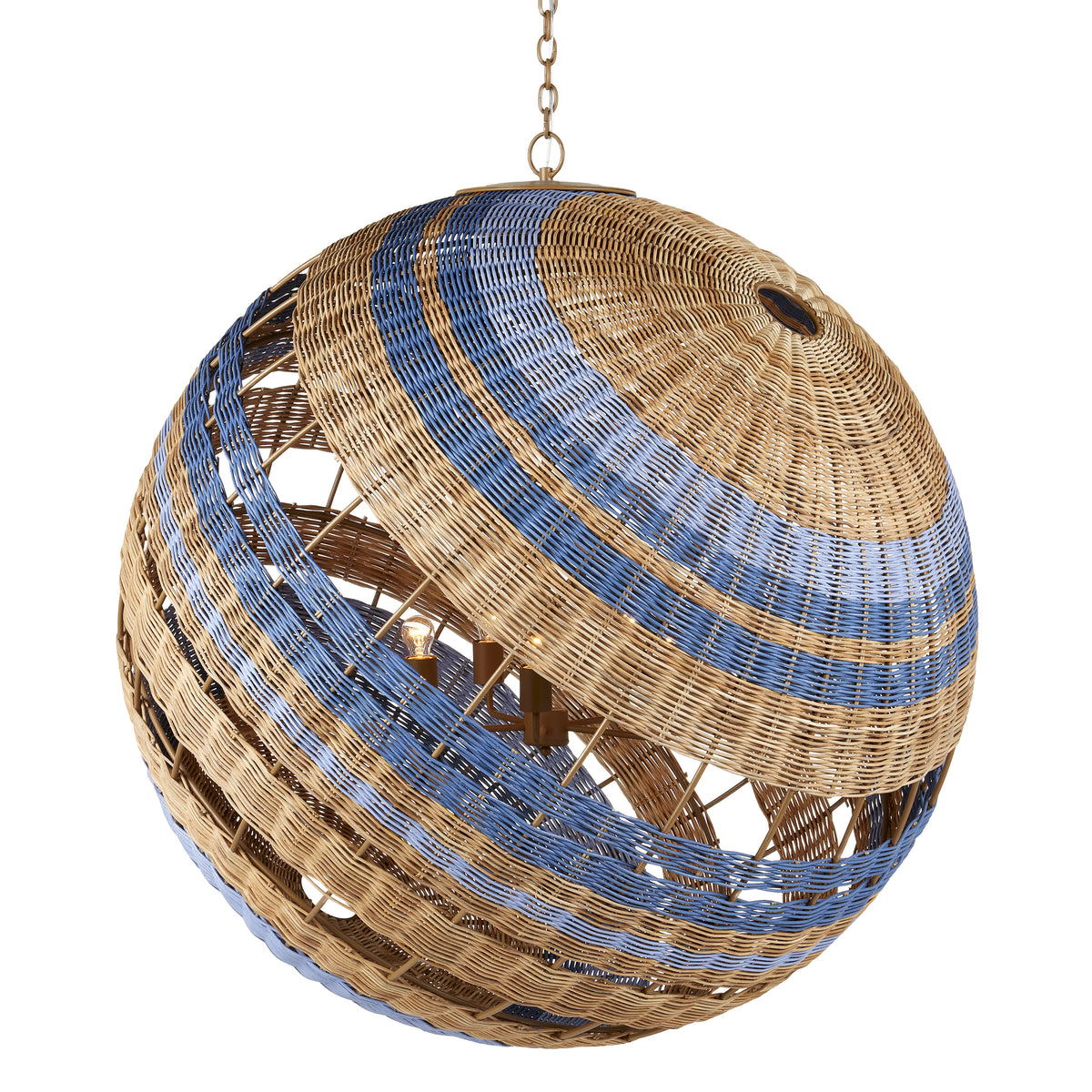 Senjyo Tilted Orb Chandelier