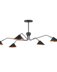 Serpa Black Chandelier - Maison Vogue