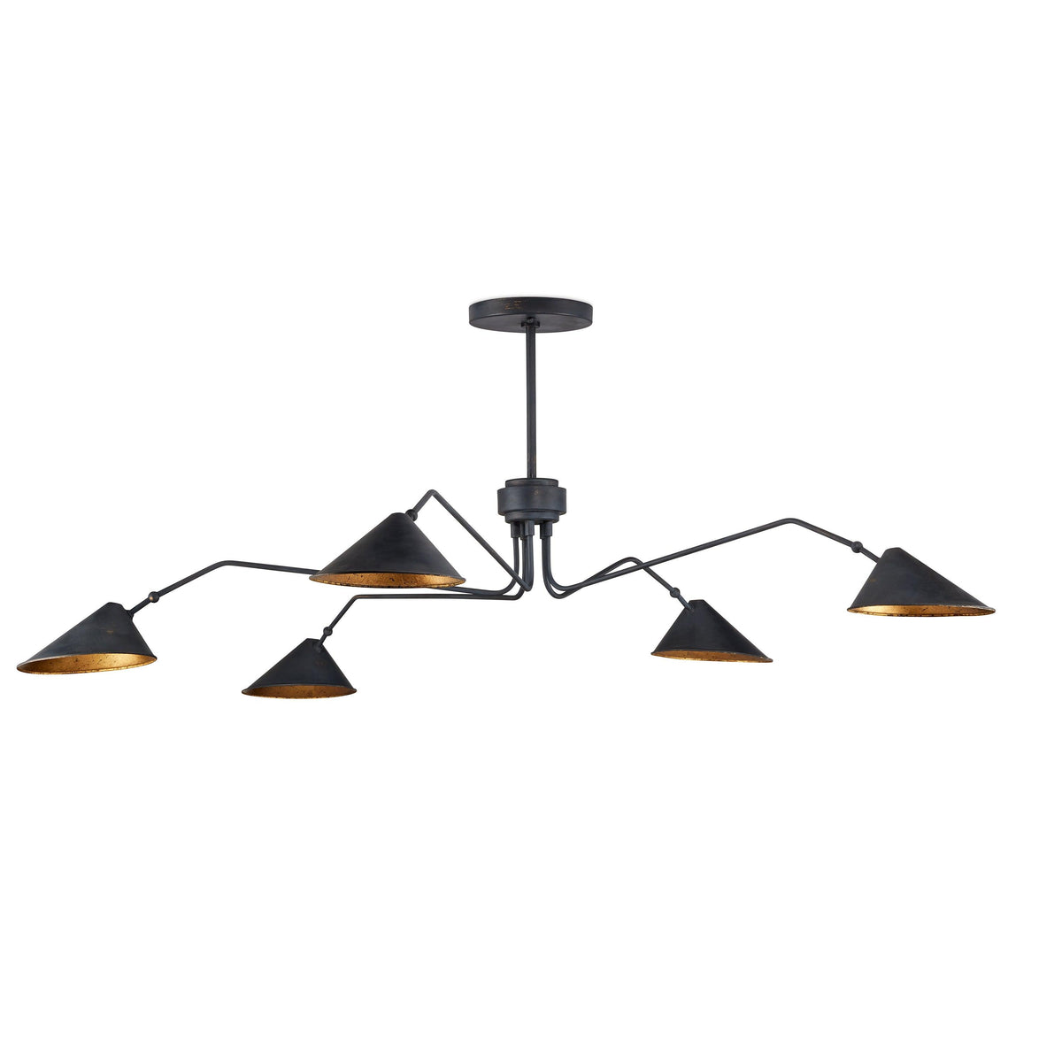 Serpa Black Chandelier - Maison Vogue