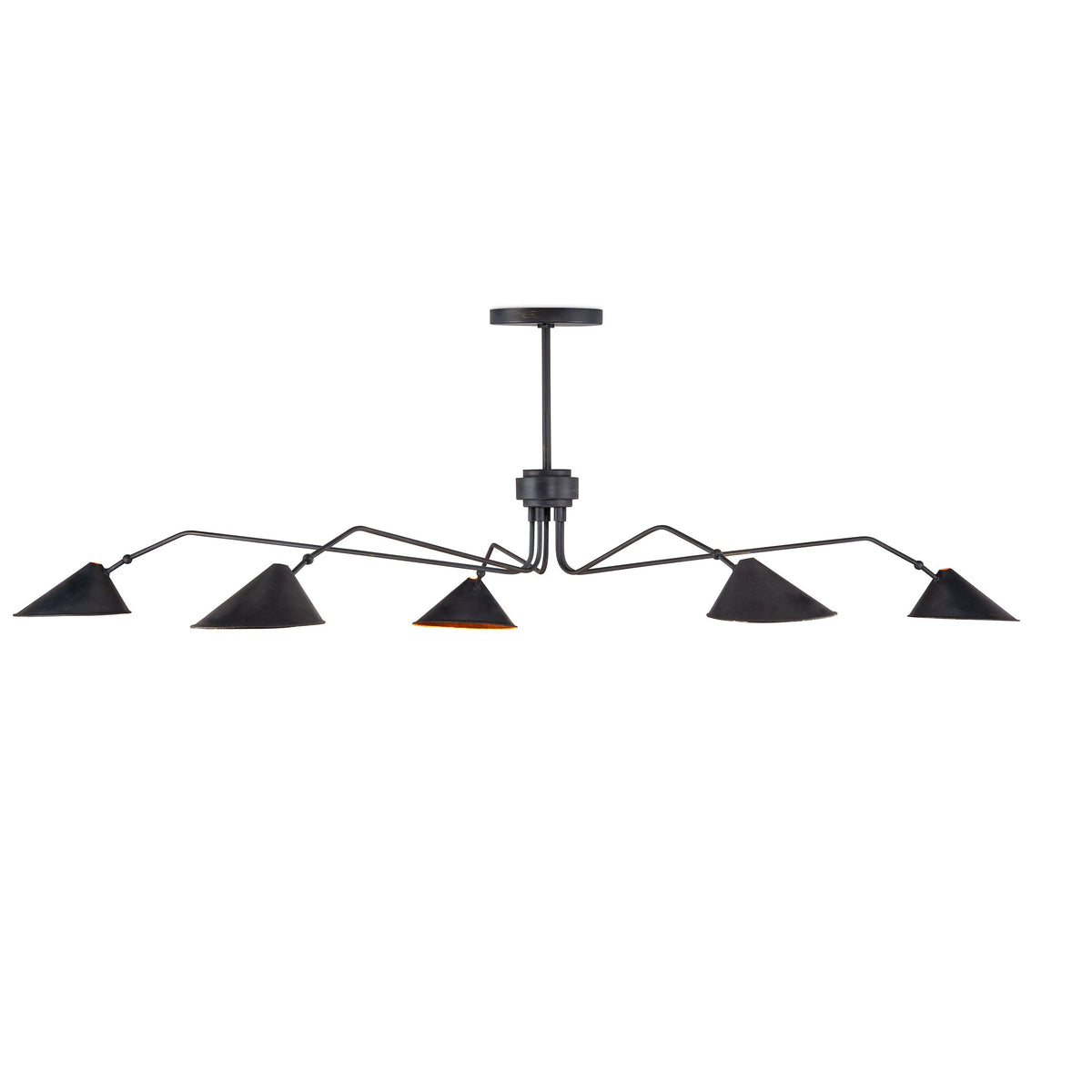 Serpa Black Chandelier - Maison Vogue