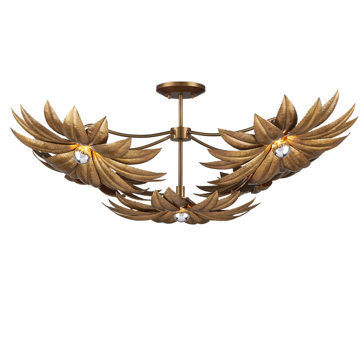 Alithea Medium Semi-Flush Mount - Maison Vogue