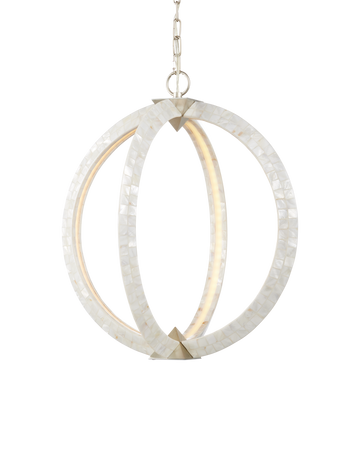 Arietta White Orb Chandelier