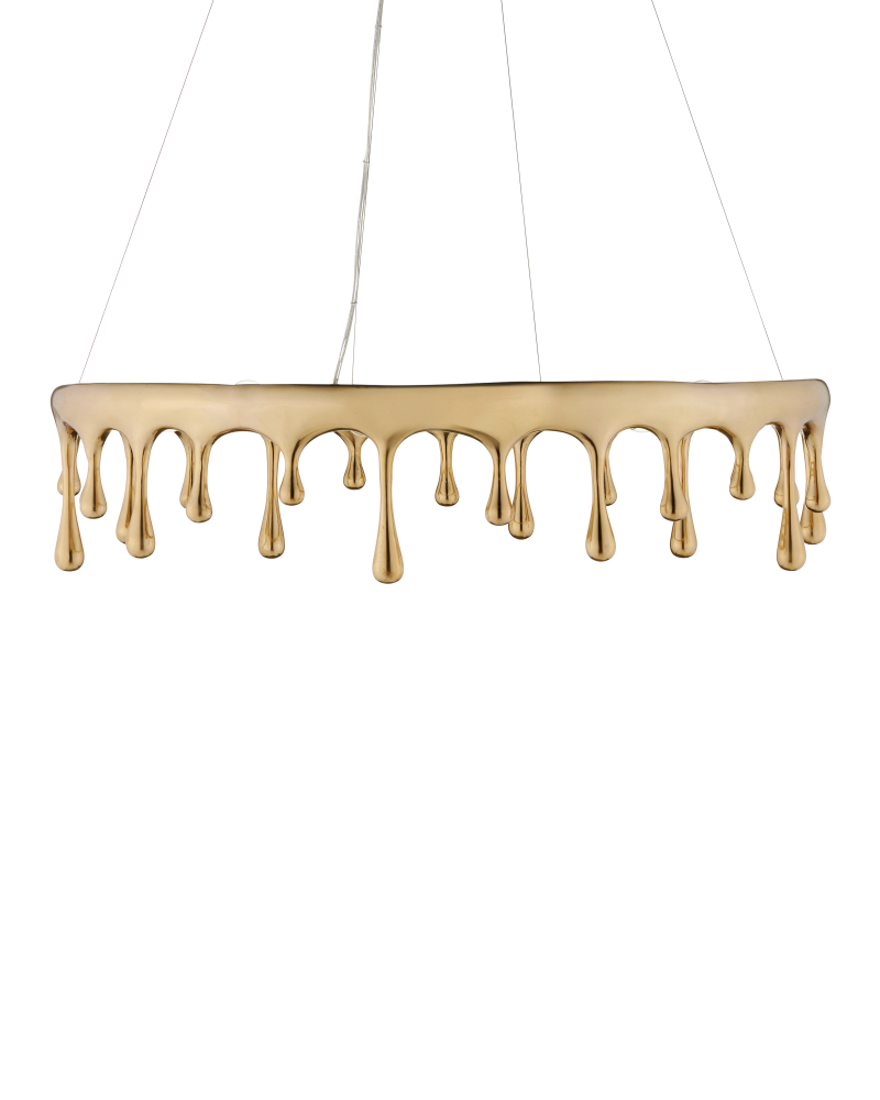 Liquid Gold Chandelier